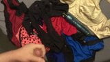 Jerk with friends step mom's Bra Panties Dildo(Epic Cum) snapshot 10