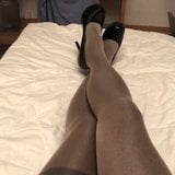 Crossdresser in Layerd Pantyhose snapshot 5