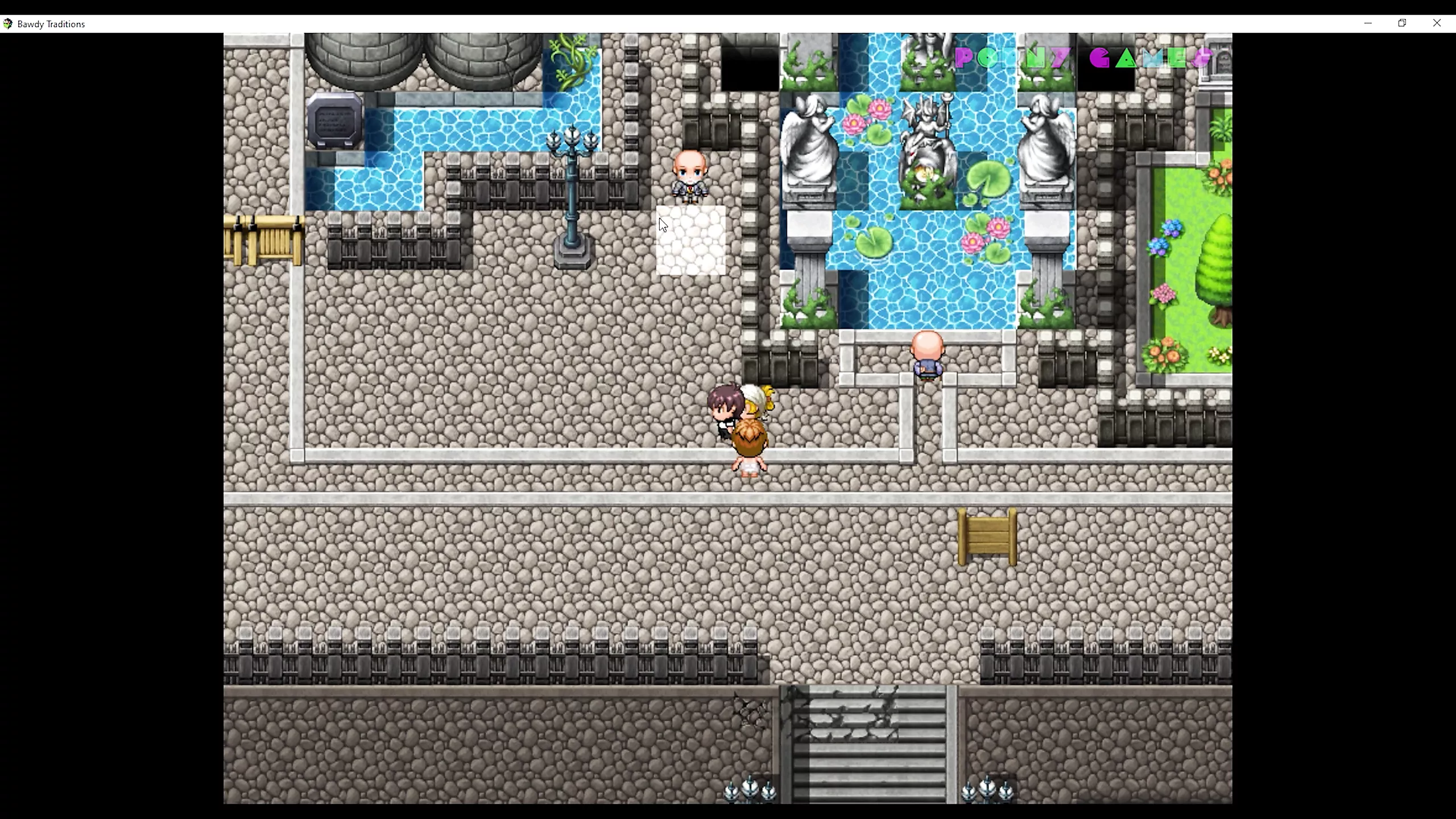 Bawdy Traditions 0 7 3 - Group Sex by the River: Cartoon Porn