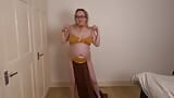 Naughty Princess Leia Slave Girl Dancing Striptease snapshot 8