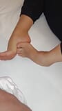 Selena's yoga exercises and foot fetish snapshot 15