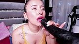 THE SEXIEST BLOWJOB SLOW AND HOT, VERY MESSY AND DEEP IN MY THROAT ON YOUR BLACK AND THICK COCK BBC BY STORMIHART snapshot 15