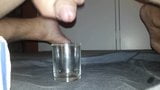 Cumming in small glass snapshot 1