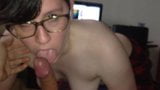 Nerdy cock sucker snapshot 7