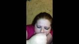 Amateur redhead tityfucks and works hard for her facial snapshot 15