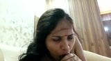 Desi Aunty Sucking her Boyfriend snapshot 1