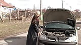 Regina Has Her Anus Serviced by Her Big Dicked Mechanic! snapshot 2