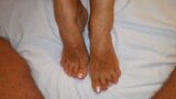 Close up Selena's feet creaming snapshot 1