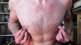 Pumped and stretched male nipples snapshot 1