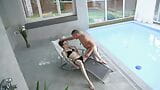 I Fucked Her Finally - Hard sex after a swim in the pool snapshot 1