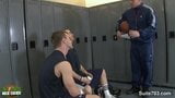 Horny jocks fuck in the locker room snapshot 3