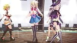 Mmd R-18 Anime Girls Sexy Dancing Clip 299 snapshot 9