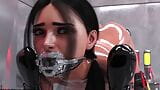 Gagged Teen in Bitchsuit 3D BDSM Animation snapshot 1