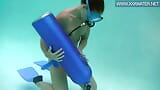 Hungarian beauty fucks dildo underwater snapshot 6