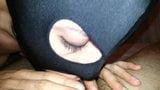 Masked naked slut loves deepthroating uncut cock snapshot 7