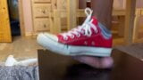 Schiaccia la palla con i mandrini converse rossi snapshot 14