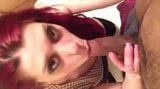 White girl deepthroating BBC snapshot 1