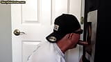 Gloryhole jockstrap BJ DILF fucked in asshole at home snapshot 3