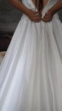 Quinceanera satin dress snapshot 6