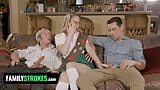 Step Father Encourages Step Son To Bang His Girl Scout Step Sister - Family Strokes snapshot 11