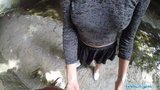 Agente público turista perdido follada afuera debajo de un puente snapshot 8