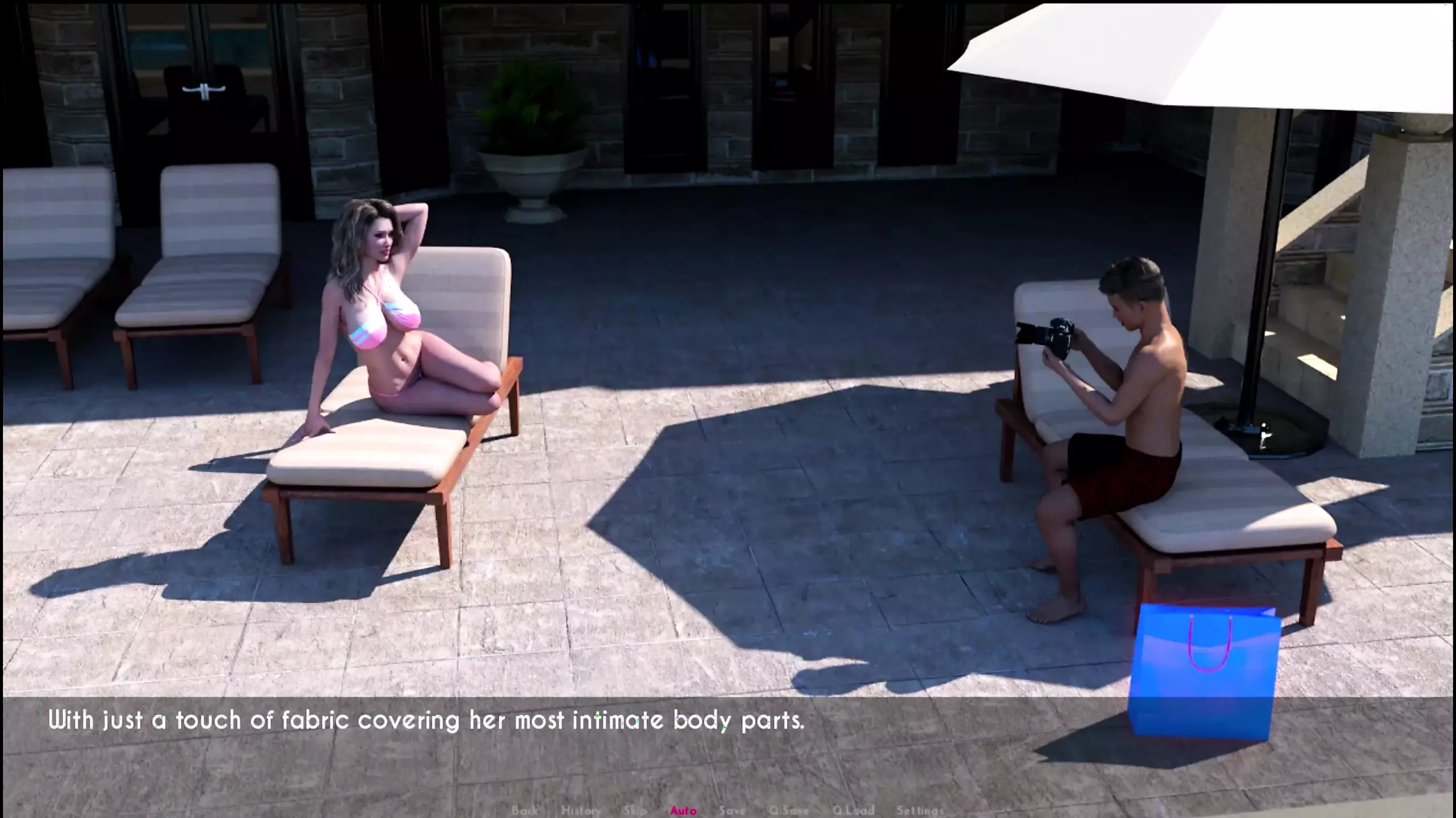 Day 17 - Free - Part 4 - Sophia and Dylan Had a Photoshoot Session at  Swimingpool