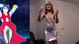 WII DANCE SILVER DRESS snapshot 2