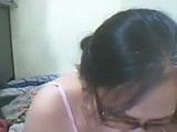 Asian granny plays with dildo snapshot 19