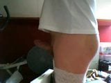 CD cums in white stockings 2 snapshot 2