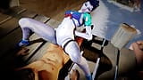 Widowmaker, sexe sur la plage - parodie porno Overwatch snapshot 6