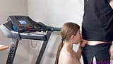 Fucked stepsister while she was doing on the treadmill snapshot 5