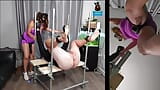 Pegging on Wheels! Femdom Anal Bondage Ass to Mouth Strap On Female Domination Real Homemade Couple Amateur BDSM Submissive snapshot 4