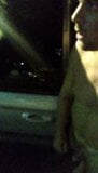 Matty Muse walking public parking lot COMPLETELY NUDE snapshot 2