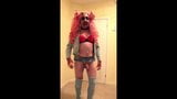 Pink haired slut in denim thigh boots snapshot 7