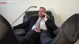 Suited Boss objectifies you and uses you as a foot stool PREVIEW snapshot 8