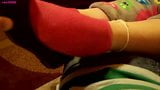 Nadia ballet flats massage, and sock fondling. snapshot 8