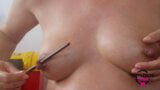 nippleringlover pregnant horny milf extreme pierced nipple play snapshot 5