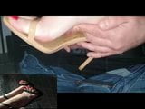 Shoe job - talons nude orteils rouges snapshot 10