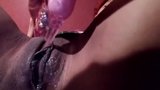 Contracciones del orgasmo de chica negra amateur con chorros 0:35 snapshot 2