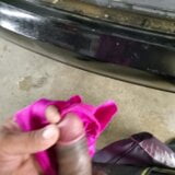 why i was looking around in the trunk. I found pink panty in trunk of my female customer car snapshot 4