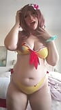 Inugami Korone Bikini Cosplay snapshot 5