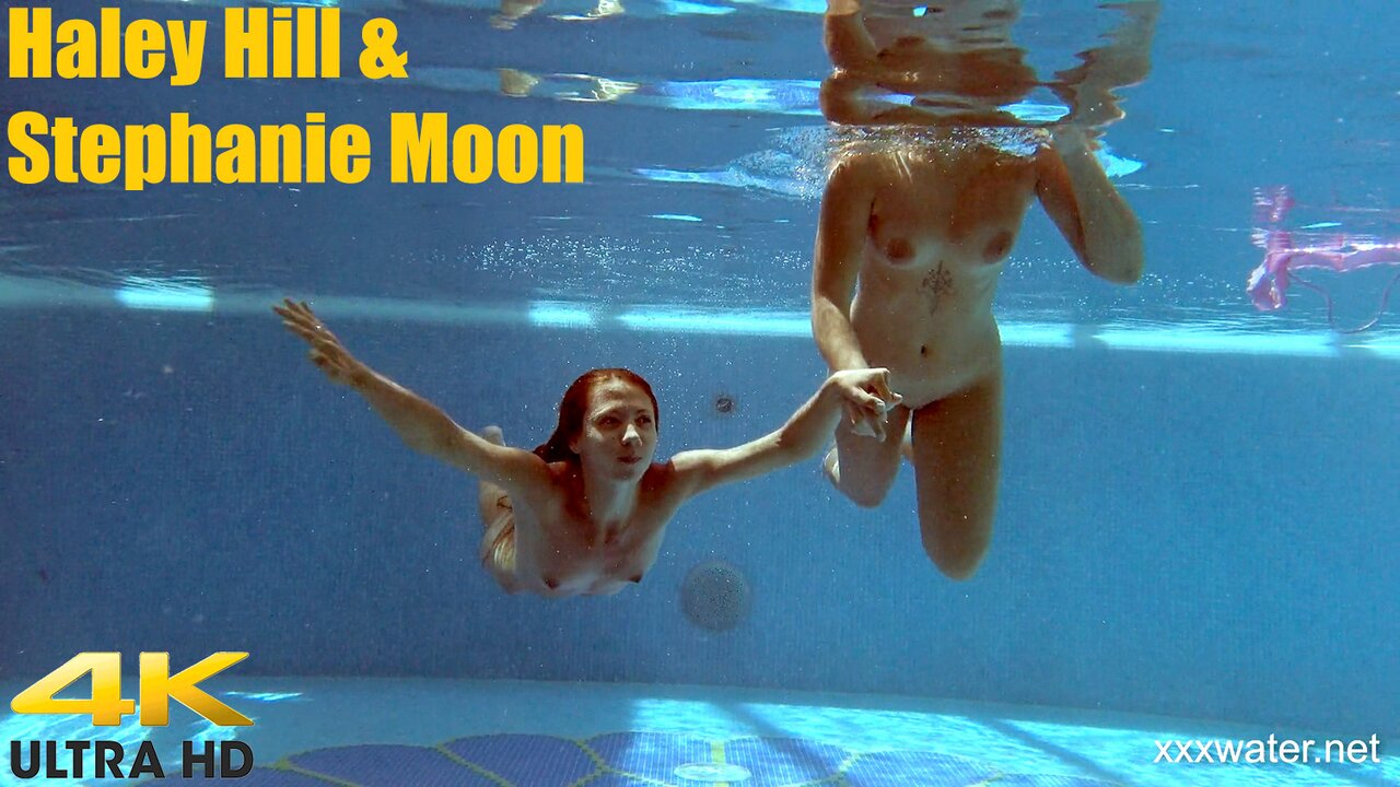 In the Indoor Pool Two Stunning Girls Swim: Serbian Porn by Under Water Show