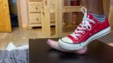 Aplastamiento de bolas con mandriles converse rojos snapshot 7