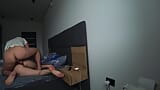 Cheating. An Unfaithful Wife Fucks Her Husband's Friend Hard On Our Bed. Porn Wife snapshot 12