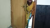 Hot maid wear Suit in front of her malik and sucks Dick and hard ASS FUCK in hindi audio snapshot 3