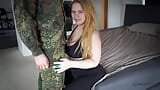 Maja gordita follada duro por un soldado dominante snapshot 1