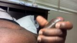 Jerking Off Big Black Cock In Bed For Big Cum Load (Cumshot) snapshot 3