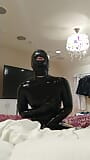 Full Body Rubber Human Sweaty Sauna Masturbation snapshot 3