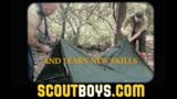 Junger Twink dreifach von Scoutmasters gefickt snapshot 1
