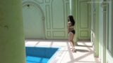 Sheril Blossom Russias hottest pornstar in the pool snapshot 1